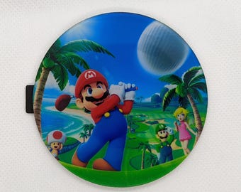 Mario Golf Custom Gamecube Jewel, Badge, Faceplate