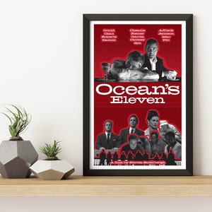 Ocean's Eleven stilisiertes Poster