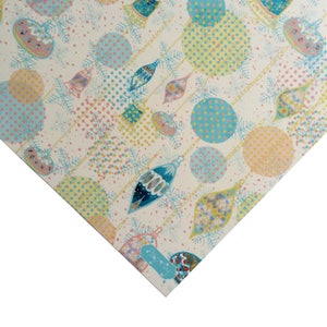 Christmas Retro Baubles Wrapping Paper