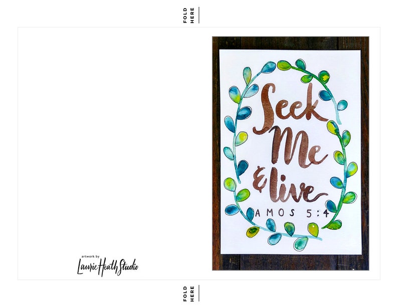Set 7 - Printable Scripture Greeting Cards - Etsy