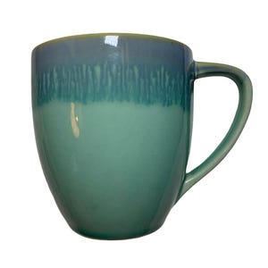 Aqua Blue Glazed Mug - Etsy