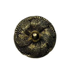 Vintage West Germany Gold Tone Scarf Clip Gold Tone Floral Design