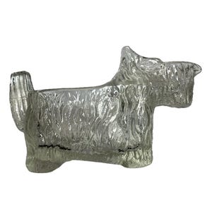 Jahrgang 1930 LE Smith Scottie Dog Glasweißer Müsli Werbegeschenk