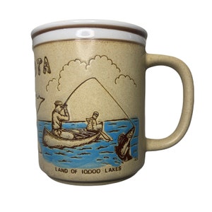 Wisconsin Lakes Bucket List 15oz Mug by Retro Boater Wisconsin Lakes Bucket List 15oz Mug by Retro Boater
