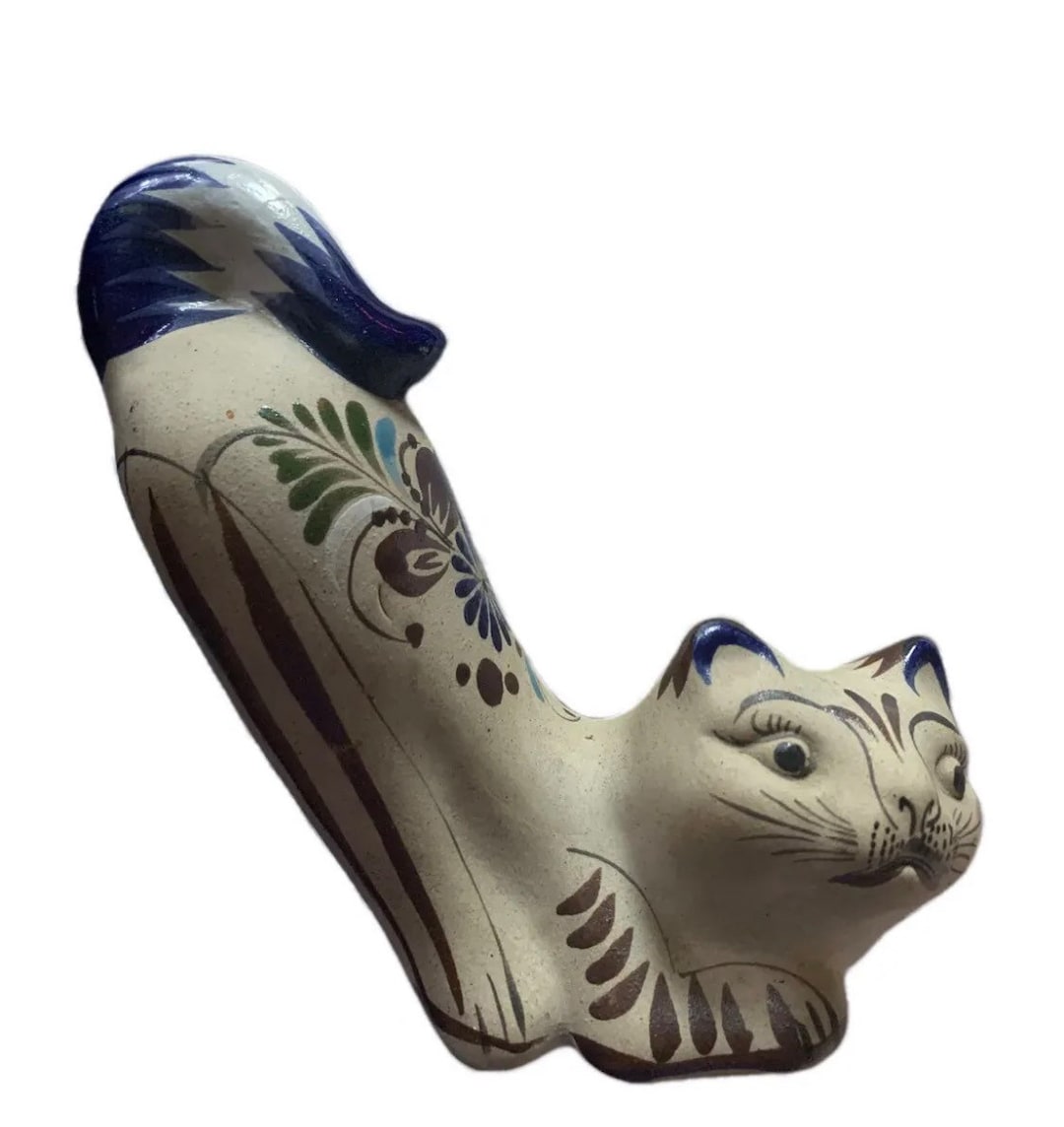 ヴィンテージ メキシコ トナラ ストレッチング キャット フォーク