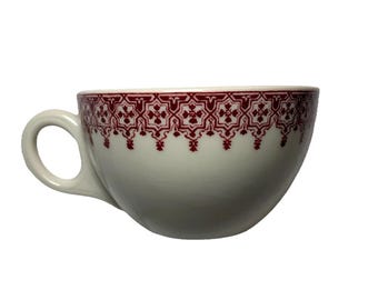 Taza de té o café vintage Lamberton Scammell color marfil, ideal para restaurantes.