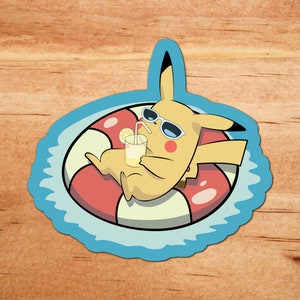 Chill Pikachu Sticker