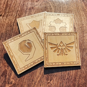 Zelda Spirit Stone Coasters