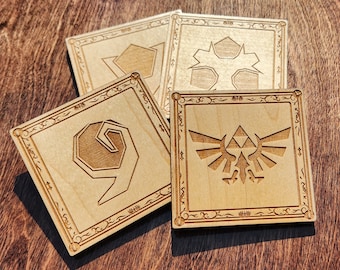 Zelda Spirit Stone Coasters