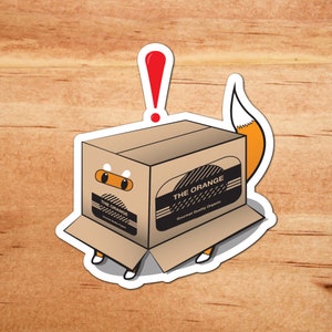 Fox Crate Sticker