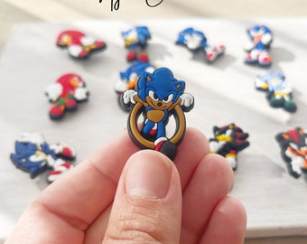 Sonic Croc Charms Shoe Accessories Cartoon Charms