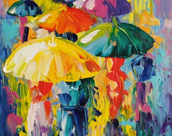 Regenschirm Malerei Etsy