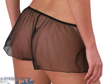 Micro silky French Knickers *Cappuccino* sexy panties Coffee lingerie  underwear