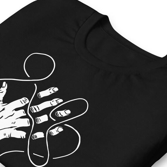 Buzz Cut Illustration T-shirt | Alternative and Emo Style Design  