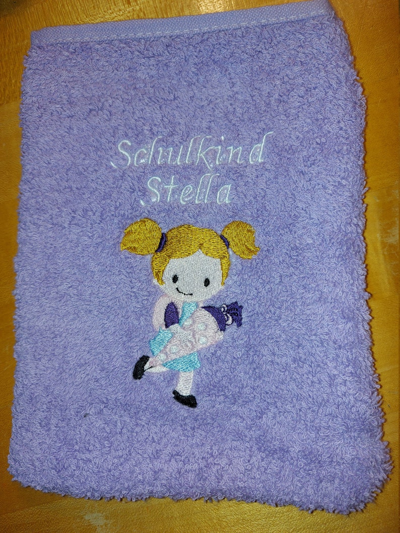 Handtuch zum Schulanfang/1.Schultag, Einschulung Bild 6