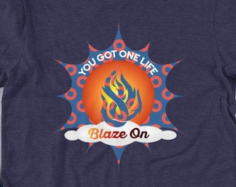 Phish Shirt Fishman Donut Blaze On Short-Sleeve Unisex Phish T Shirt