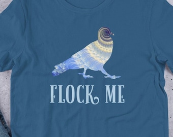 PPPP Shirt FLOCK ME Pigeons Playing Ping Pong Short-Sleeve Unisex T-Shirt