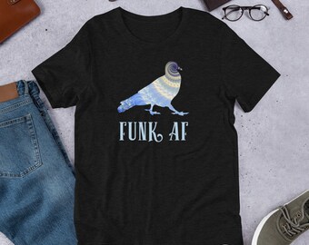 PPPP Shirt FUNK AF Pigeons Playing Ping Pong Short-Sleeve Unisex T-Shirt