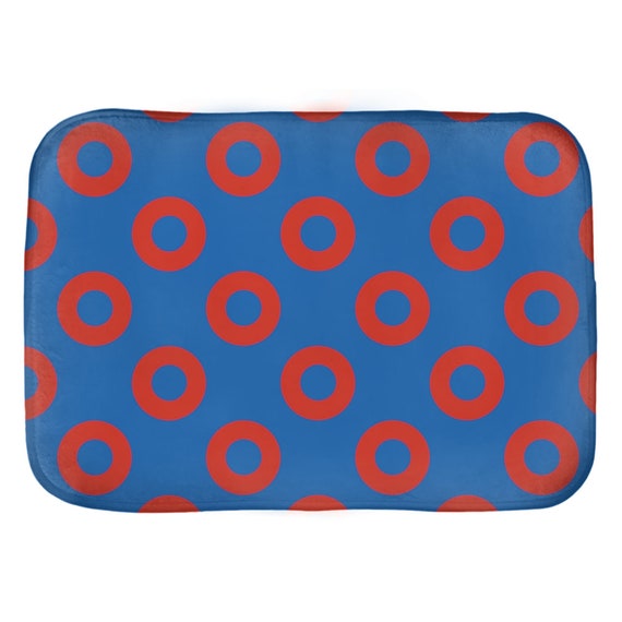 Fishman Donut Patterned Bath Mat Phish Home Decor Etsy