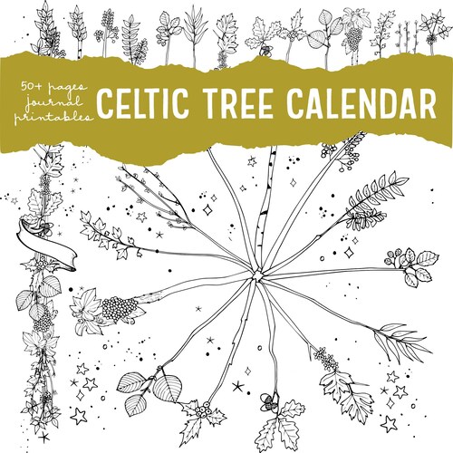 Celtic Tree Calendar Journal for Your Book of Shadows Etsy