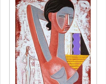 Jean-pierre Cassigneul Lithograph 'diane Au Profil' – E.A.