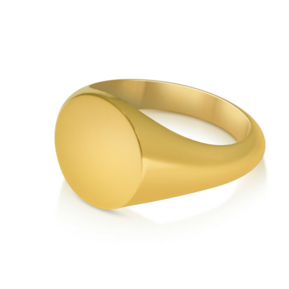 Gold Ring Ring Seal Ring Solid Gold Ring Etsy
