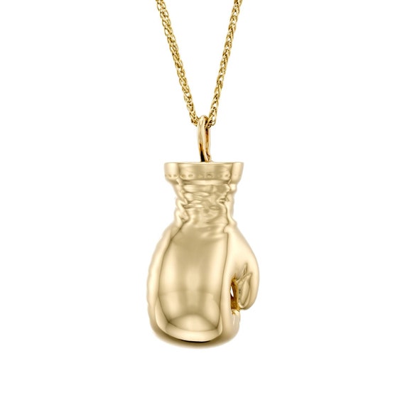 14k 18k Gold Boxing Glove Pendant - 14k Gold Boxing Glove Pendant 14k 18k Gold Boxing Glove Pendant - 14k Gold Boxing Glove Pendant