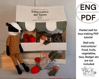 Toys Pretend Play Market Stall PDF Making Tutorial