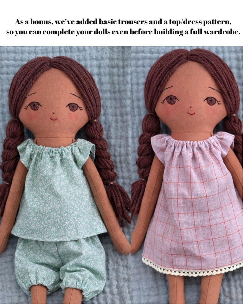 Soft Toy Doll Ragdoll |sewing Pattern and Tutorial PDF - Etsy