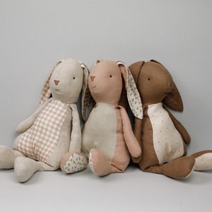 Soft Toy My First Bunny Rabbit Hare Doll Sewing PDF Tutorial and ...