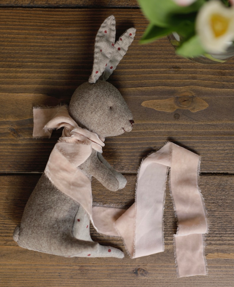 Vintage Style Easter Rabbit PDF Sewing Pattern and Video | Etsy