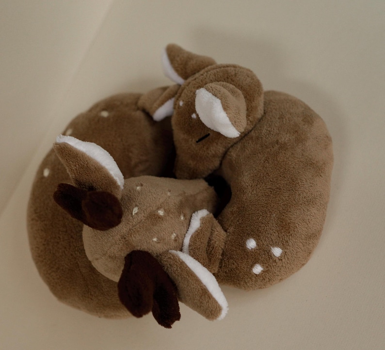 Curled Deer Stuffed Animal