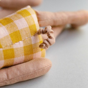 30 cm soft toy rag doll making Piglet sewing PDF pattern and tutorial image 3