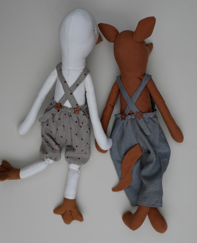 Dolls Toys Basic Dungarees Sewing Pattern and Tutorial for 55 Etsy