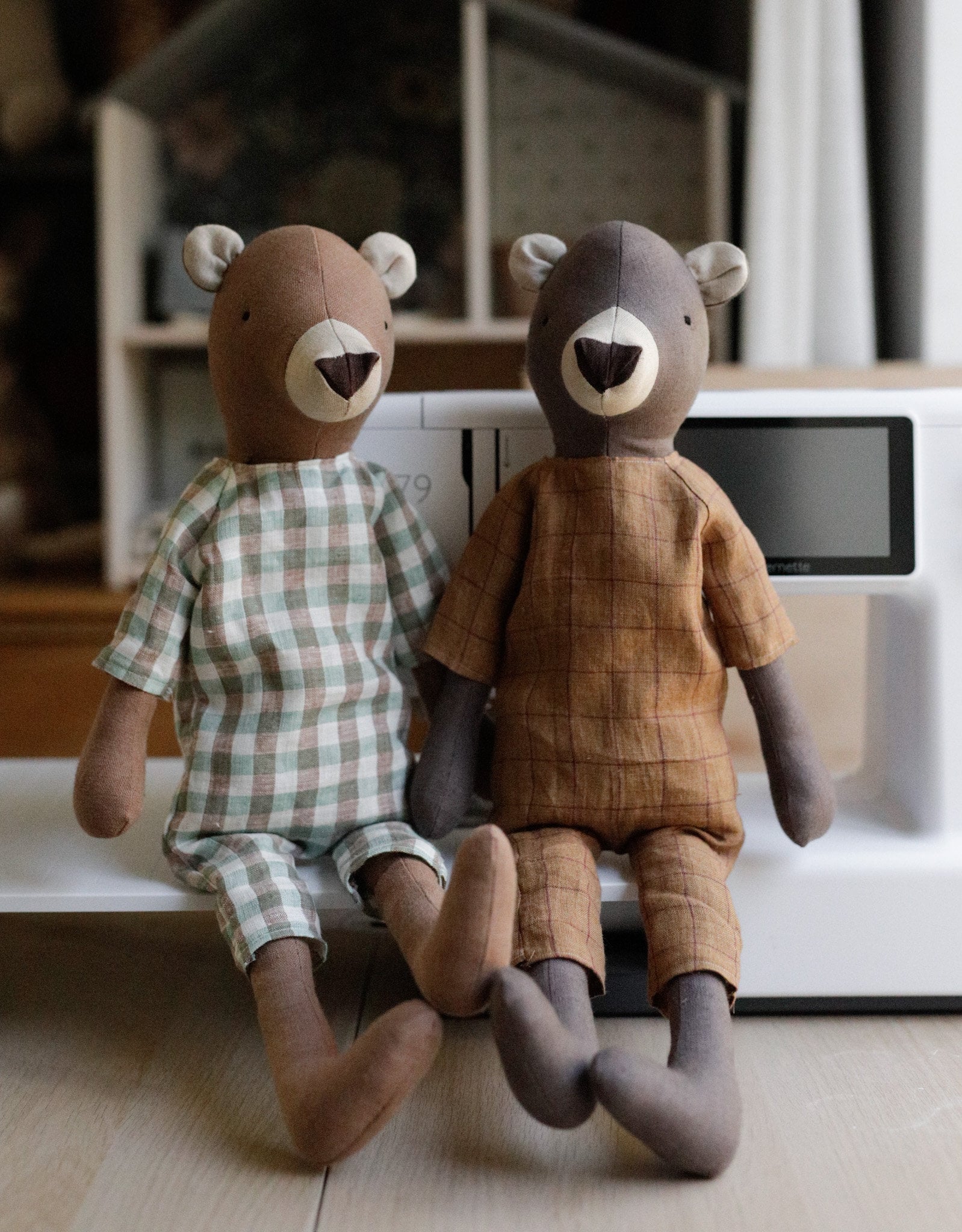 手縫い熊 お気に入りの生地でぬいぐるみを！テディベアの作り方 | Craftie Style