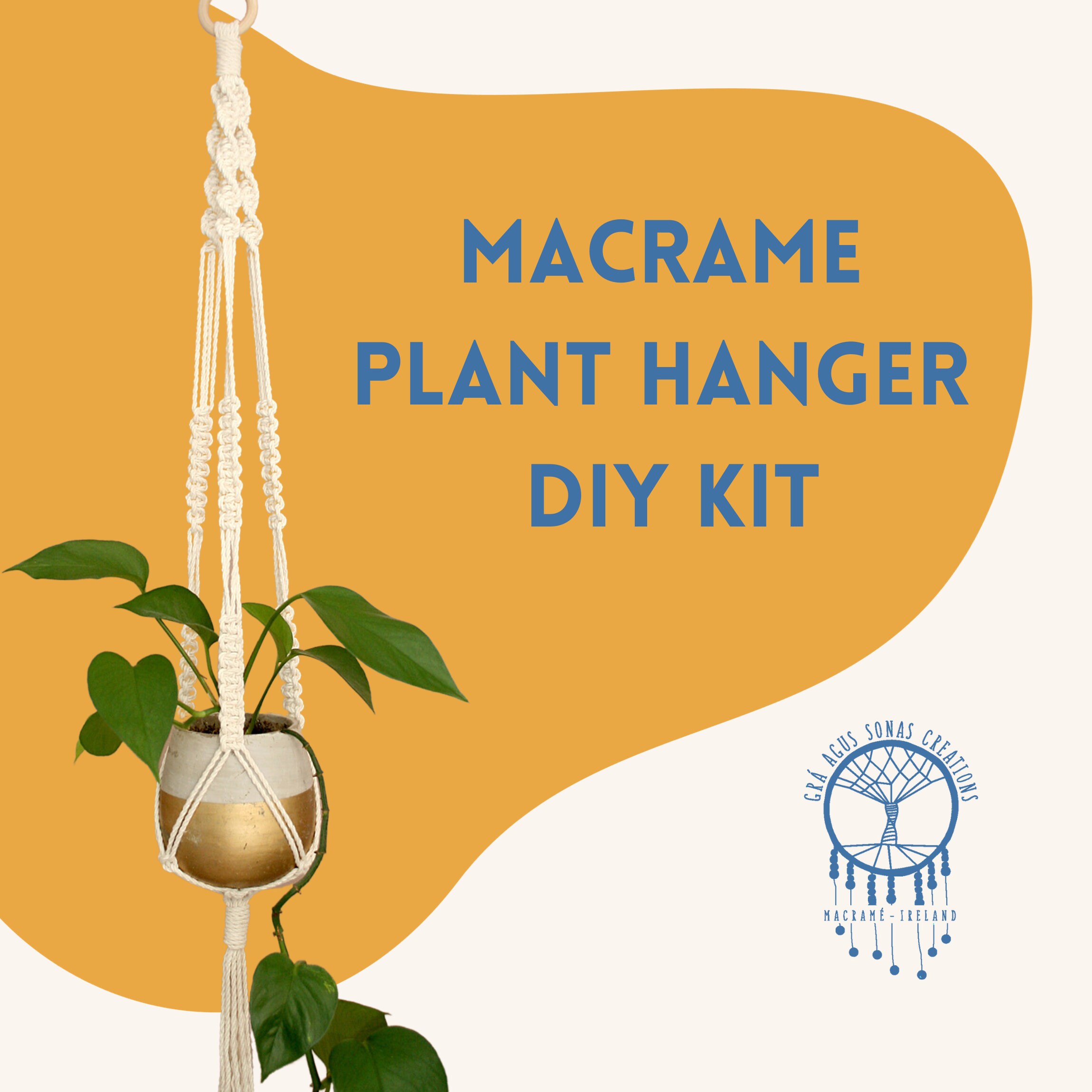 Macrame Plant Hanger Kit 