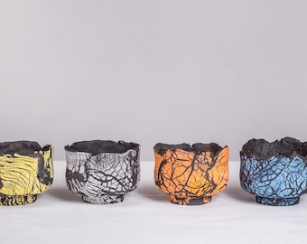 Decorative Japanese Ceramic Bowl | 5 Color Options To Choose From