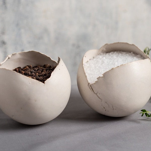 Salt Pepper Bowls Etsy