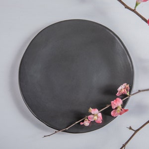Photo inspiration: Fresh Look at 4 Black Ceramic Plates Set Of 4 Pottery Dinner Plates