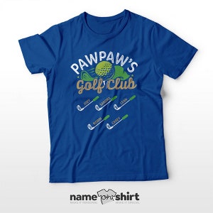 Personalized Grandpa Golf Club shirt with grandkids names | Etsy
