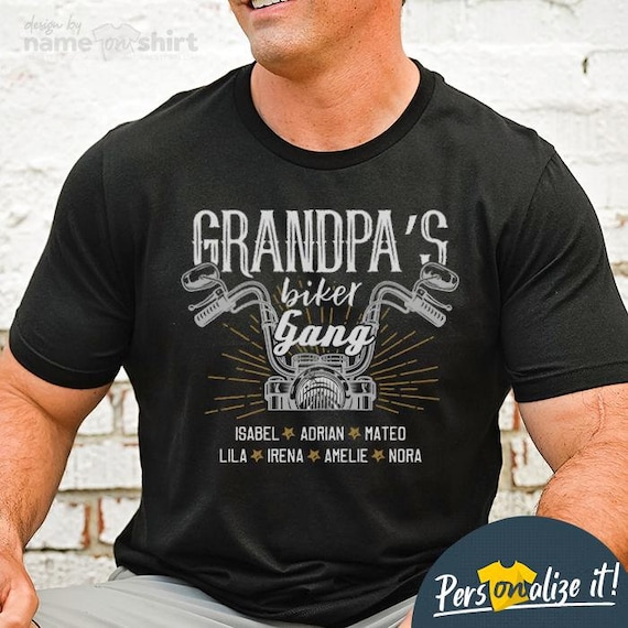 Proud Biker Grandma T-Shirt - Love Motorcycles And Grandkids Proud Biker Grandma T-Shirt - Love Motorcycles And Grandkids