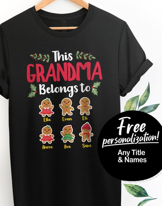 Gingerbread Shirt Grandma Shirts 