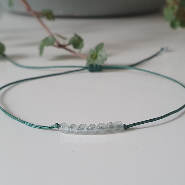 Delicate aventurine bracelet - aventurine jewelry - gemstone bracelet - filigree gemstone bracelet - friendship bracelet - gemstones