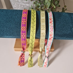 FESTIVAL Armband | Ibizastyle | Freundschaftsarmband | Boho | Stoffarmband | Textilarmband | Statement | Text | Hippie | Ibiza