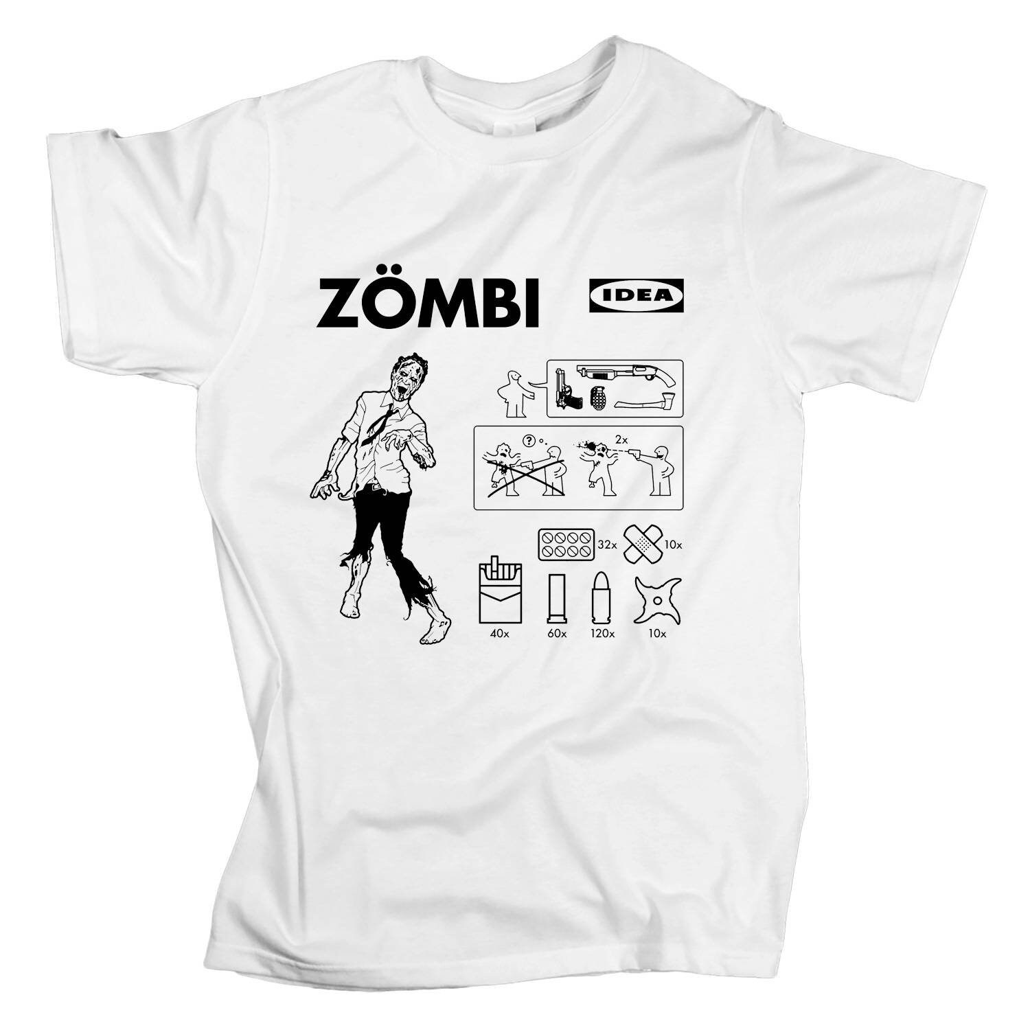 Zombi Unisex / Men's T-Shirt Zombie Tee Alternative | Etsy