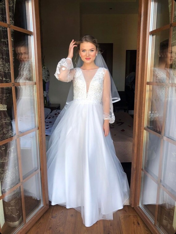 Custom Upper Wedding Dress Customize Fashion Overdress Etsy
