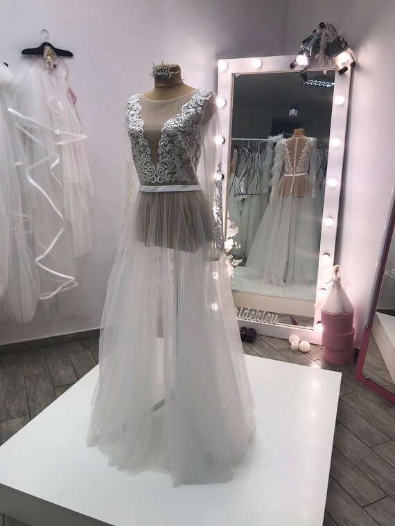 Custom Upper Wedding Dress Customize Fashion Overdress Etsy