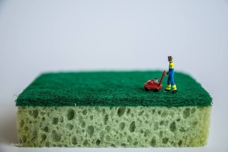 DIGITAL DOWNLOAD.Art photography,decoration home,design miniature people,green,instant prints,collectible art,printable,downloadable art