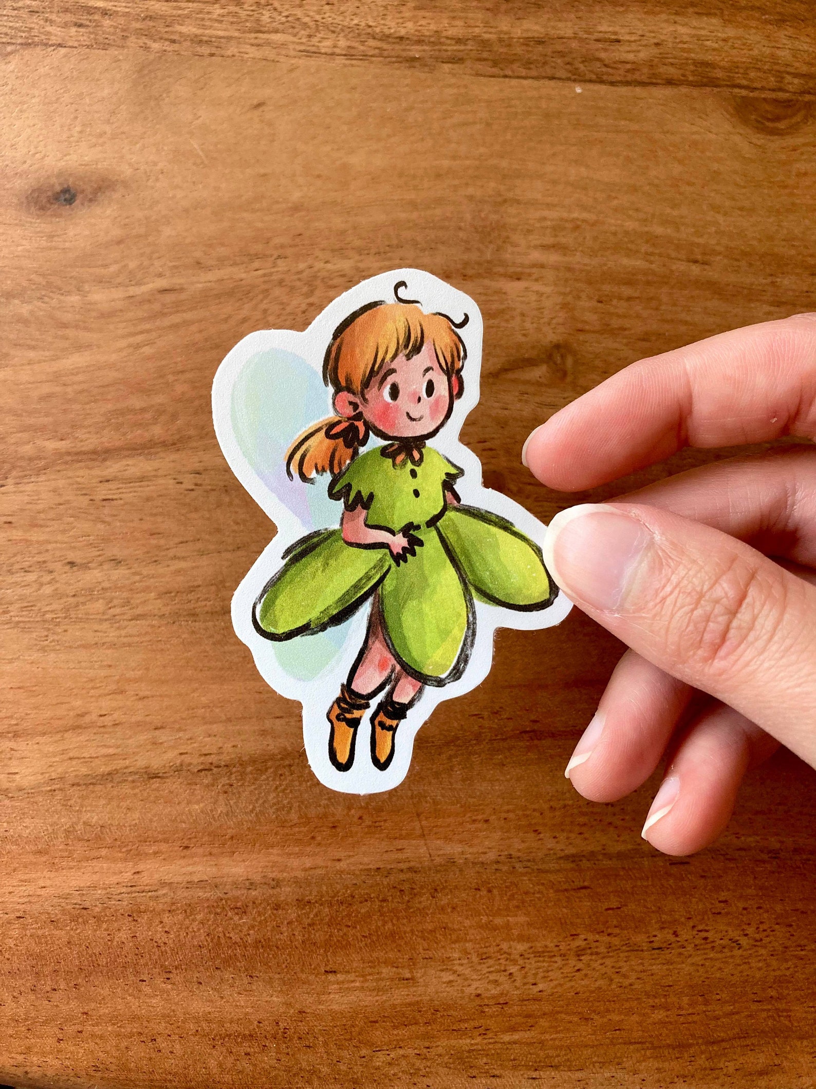 Cute Fairy Sticker Pack 3 Adorable Fairy Stickers Etsy