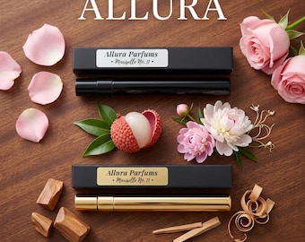 Women's Handmade Perfume Samples- Fragrance Samples- Gift For Wife, Girlfriend, Moms- Luxury Vanilla Eau de Parfum